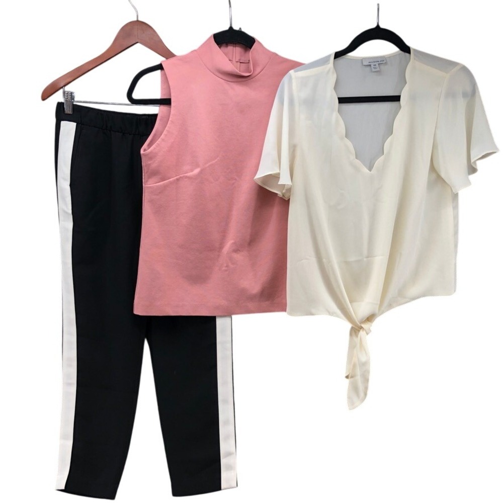 Banana Republic J. Crew Allison Joy‎ Outfit Lot Women XS Pink White Black